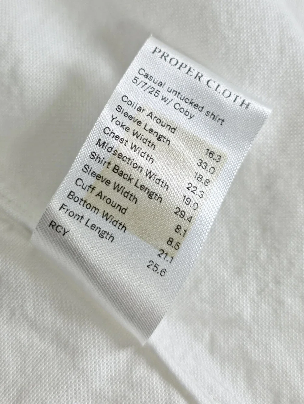Proper Cloth proper cloth